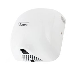 Bílý kovový bezdotykový horkovzdušný vysoušeč rukou Jet Dryer SIMPLE