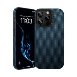 Benks Magnetic Armor Tint Kevlar® 1000D iPhone 16 Pro Max - Blue