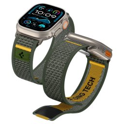 Tech-Protect Nylon Clasp Apple Watch 6/7/8/9/10/SE a Ultra 1/2 44/45/46/49mm - Active Green
