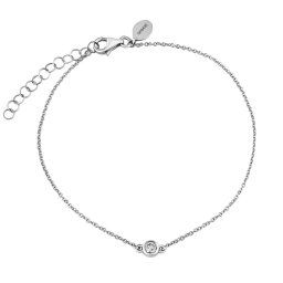Silvego Diamantový náramek (0,10 ct) Manhattan v bílém zlatě 14kt. - DNN1401BGWD