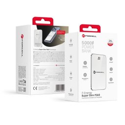 Forcell F-Energy Super Slim F5k8 MagSafe PD3.0 QC4.0 15W 5000mAh - white