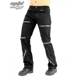kalhoty pánské Black Pistol - Destroy Pants Denim Black - B-1-20-001-00