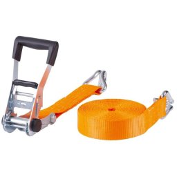 Strend Pro Upínací popruh s ráčnou a dvojitým hákem dvoudílný 8 m x 50 mm / 5 T 217583