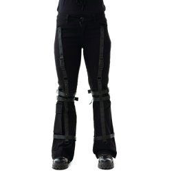 kalhoty dámské CHEMICAL BLACK - DEMELZA - BLACK - P-DMZA-B
