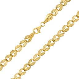 Silvego Zlatý řetízek Aureon ze žlutého zlata s dvojitými očky - 5 mm - FNN1820NGY