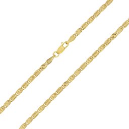 Silvego Zlatý řetízek Valentino ze žlutého zlata s různě broušenými očky - 2,5 mm - FNN1702NGY