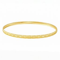 Silvego Zlatý náramek Solenne s rytím ze žlutého zlata - 3,8 mm - FNN6042BGY