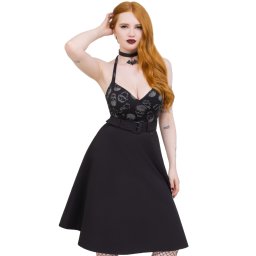 sukně dámská KILLSTAR - Voodoo Honey - Black - KSRA013180