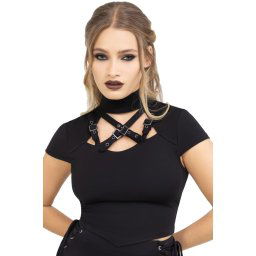 tričko dámské (top) KILLSTAR - Nightbriar - Black - KSRA012669