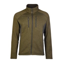 Mikina outdoorová STRUCTURE-FLEECE ZELENÁ vel. L