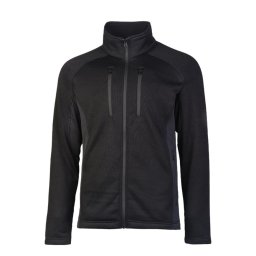 Mikina outdoorová STRUCTURE-FLEECE ČERNÁ vel. L