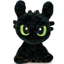 Plyšák Toothless Open Eyes (To Train Your Dragon) 60 cm
