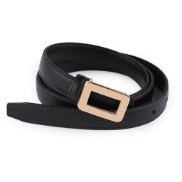 Dámský pásek šíře 13 mm, 18 mm, barva 15 (1,8x115 cm) černá