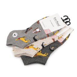Bavlněné ponožky kotníkové psi Emi Ross unisex, barva 2 (vel. 39-42) mix náhodných barev