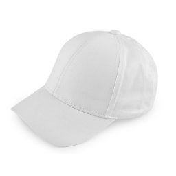 Dětská bavlněná kšiltovka, barva 1 bílá