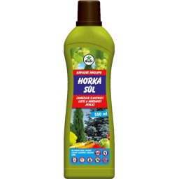 Kapalná hořká sůl je kapalné minerální hořečnaté hnojivo s obsahem 5% MgO + 3,5% SO42 sloužící k rychlému odstranění nedostatku hořčíku Mg v půdě nebo rostlině. Hořčík je důležitá živina vše