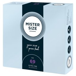 Mister Size - extra tenk kondom - 69 mm - balen 36 ks