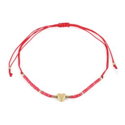 Náramek shamballa, barva 1 červená
