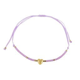 Náramek shamballa, barva 2 fialová lila