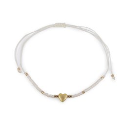 Náramek shamballa, barva 4 krémová nejsvět.