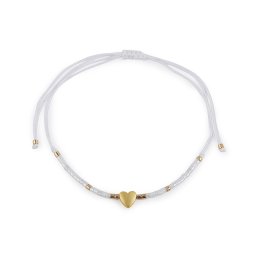 Náramek shamballa, barva 7 bílá