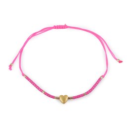 Náramek shamballa, barva 10 pink