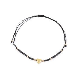 Náramek shamballa, barva 12 černá