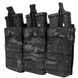 S.T. CONDOR sumka MOLLE trojitá na zásob. 3xM4 otev. MULTICAM BLACK