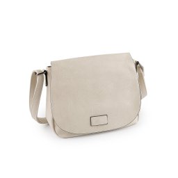 Kabelka crossbody 26x23 cm, barva 10 béžová světlá