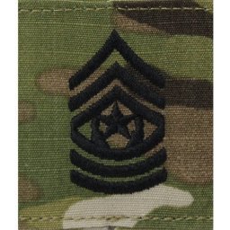 Nášivka hodnosti Command Sergeant Major E-9 velcro OCP®