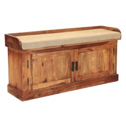 indickynabytek.cz - Botník Rami 105x60x40 z indického masivu palisandr / sheesham