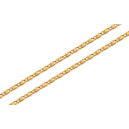 Zlatý řetízek Snail 2 mm IZ25689