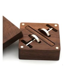 Manžetové knoflíčky dřevitá harmonie
