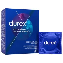 Durex - kondomy Extra Safe - zeslen bezpe - 24 ks
