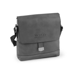 Taška crossbody unisex 20x21 cm, barva 3 šedá