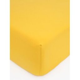 MKLuzkoviny.cz Jersey prostěradlo Classic 180 × 200 cm - hořčicová