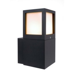 VÝPRODEJ VZORKU Deko-Light Kapego nástěnné přisazené svítidlo Facado A 220-240V AC/50-60Hz E27 1x max. 20,00 W 243mm antracit 731059