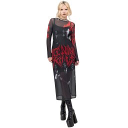 šaty dámské KILLSTAR x ICE NINE KILLS - Welcome To Horrorwood - Black - KSRA013109