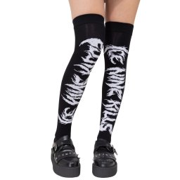 nadkolenky KILLSTAR x ICE NINE KILLS - INK Logo - Black - KSRA013085