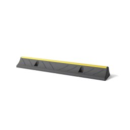 Černo-žlutý gumový parkovací doraz WS - 100 x 22,5 x 12 cm