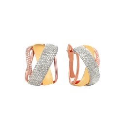 Diamantové náušnice 1,100 ct IZBR123N
