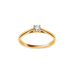 Zásnubní prsten s lab-grown diamantem Eulalie, 14K ALLG003P