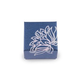 Krabička na šperky 5x5 cm, barva 2 modrá