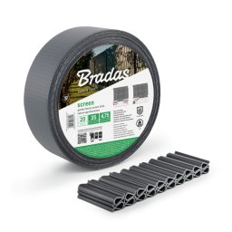 Bradas Krycí plotová páska 4,75 cm x 35 m, antracit TOB45047535GYL