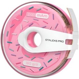 Staleks Expert papmAm - náhradní brusný papír v plastové cívce s klipsem 180 grit, bílý
