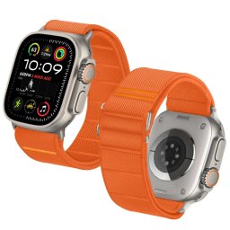 Řemínek Tech-Protect Nylon Slip Apple Watch 6 7 8 9 10 SE ULTRA 1 2 44 45 46 49mm - Orange