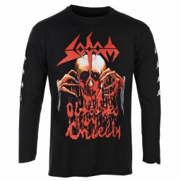 tričko pánské s dlouhým rukávem SODOM - OBSESSED BY CRUELTY - BLACK - PLASTIC HEAD - PH12119LS