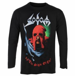 tričko pánské s dlouhým rukávem SODOM - IN THE SIGN OF EVIL - BLACK - PLASTIC HEAD - PH11295LS