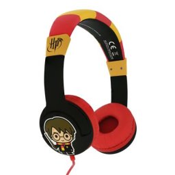 OTL dětská náhlavní sluchátka s motivem Harry Potter červené