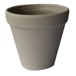 Prosperplast Plastový květináč kulatý 30 cm Classic, mocca A109170